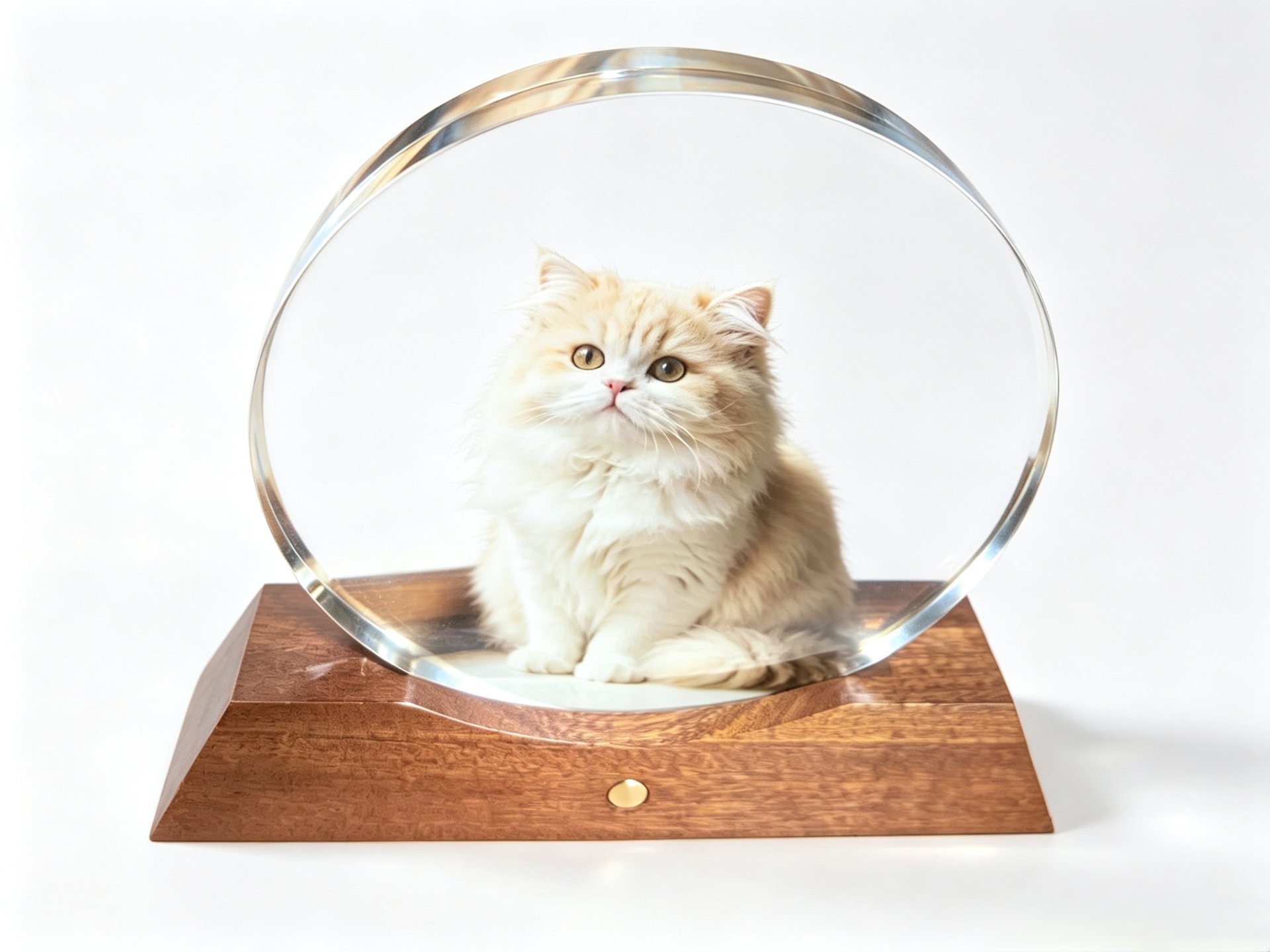 Cat photo keepsake made from an original photograph